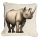 ClassicB040100111 Rhino Cushion Cover Size 45cm Square Stone Backing & Piping