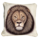ClassicB080100111 Lion Cushion Cover Size 45cm Square Stone Backing & Piping