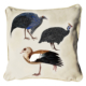 ClassicB120500111 Guinea Fowl Cushion Cover Size 45cm Square Stone Backing & Piping