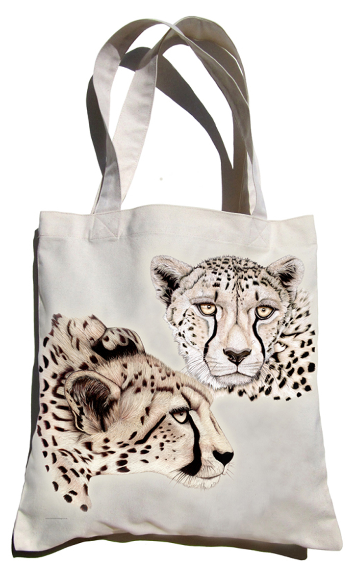 ClassicC0103001 Cheetah Canvas Bag Size 40cm x 42cm