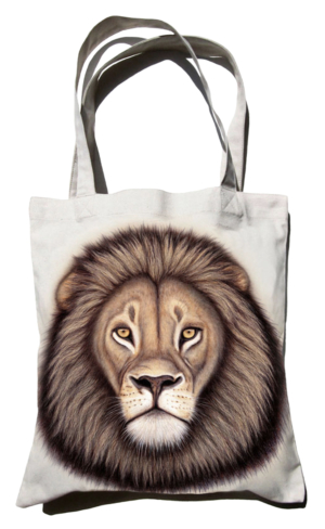 ClassicC0801001 Lion Canvas Bag Size 40cm x 42cm