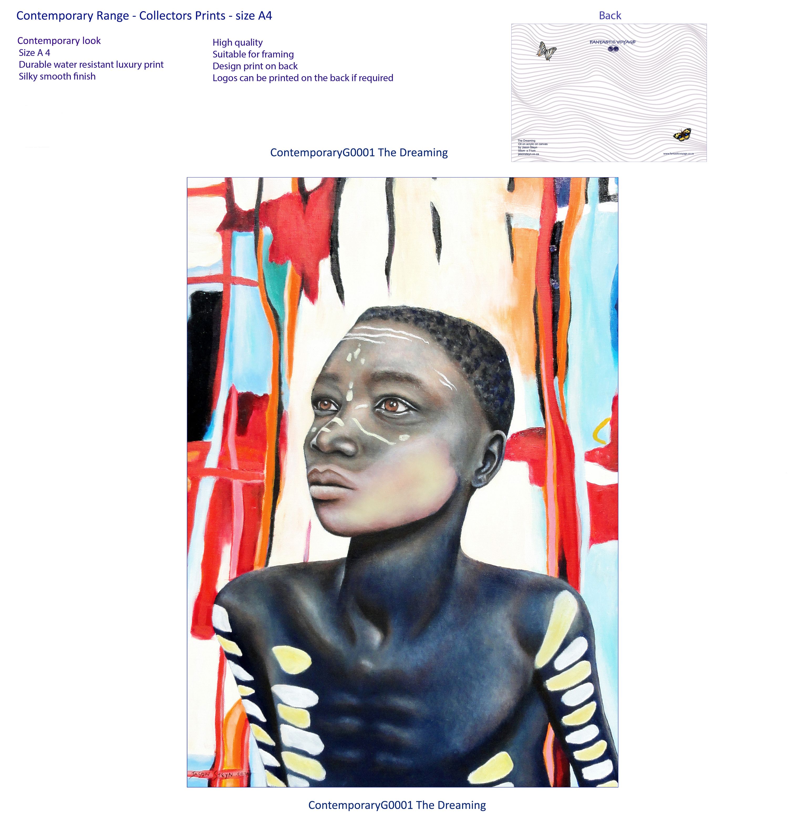 Contemporary Range Collectors Print Size A4 ContemporaryG0001 The Dreaming