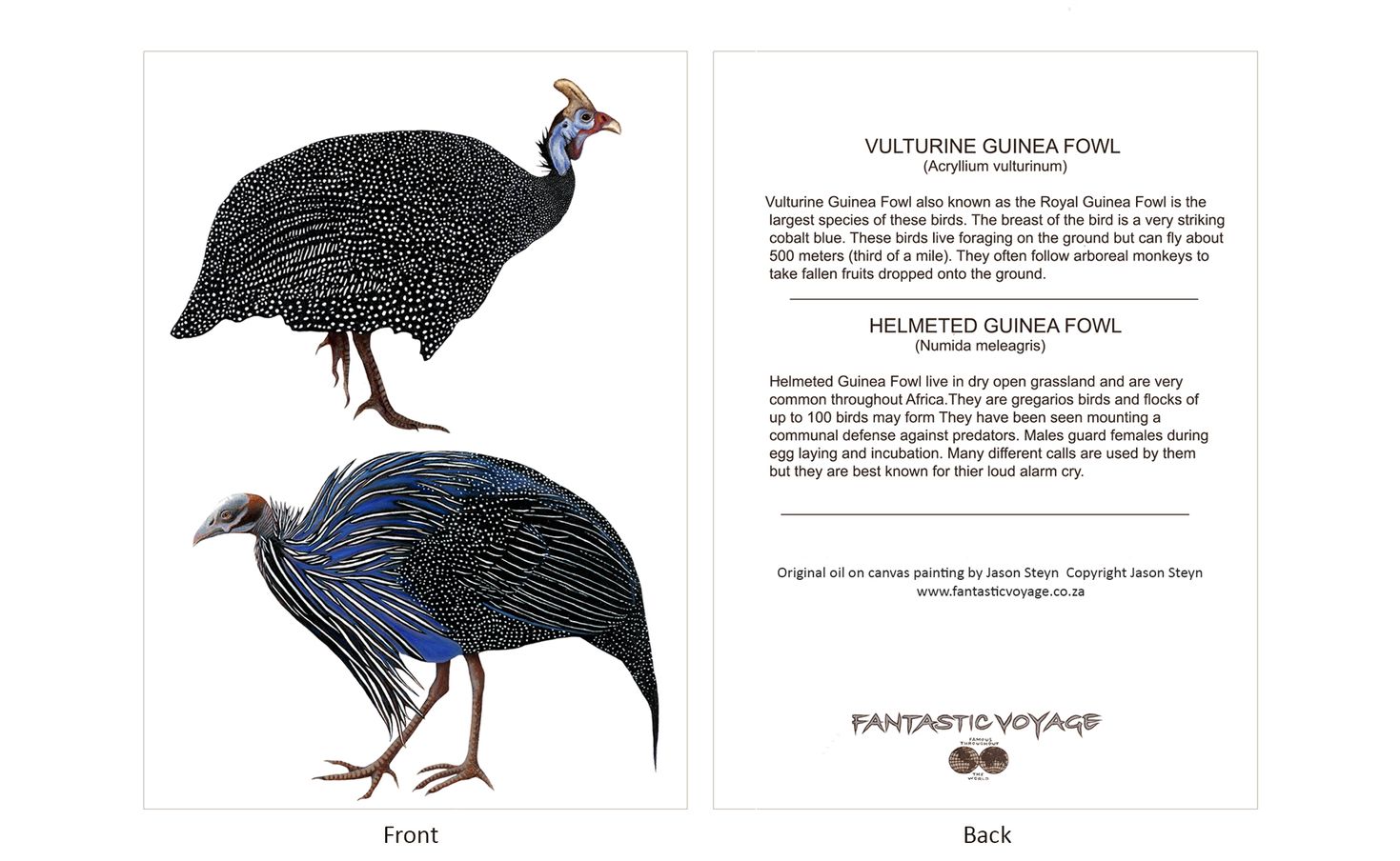 ClassicD500200 Guinea Fowl Gift Card
