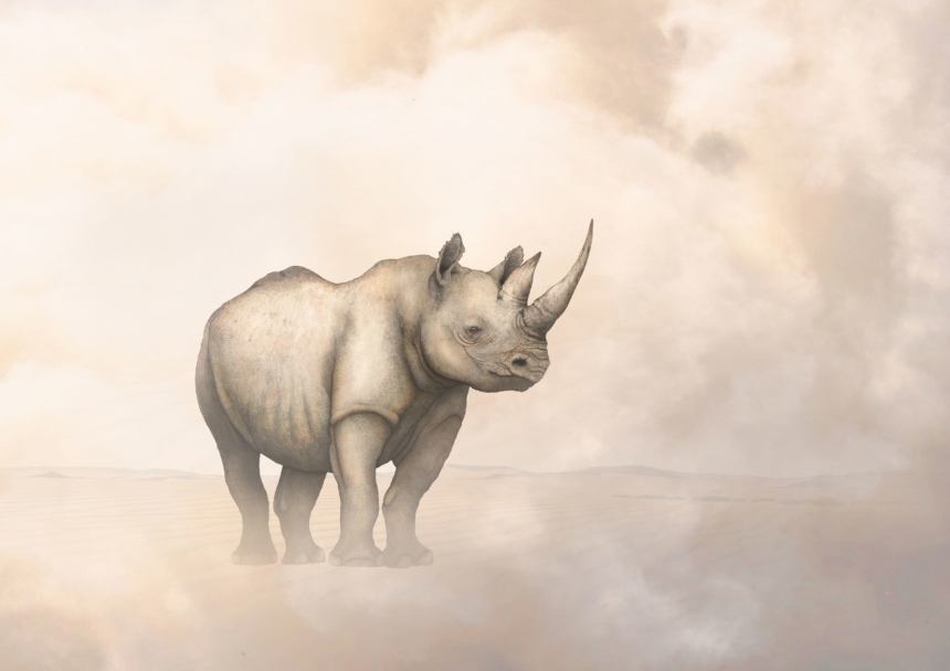ClassicG0004 Rhino Collectors Print Size A4