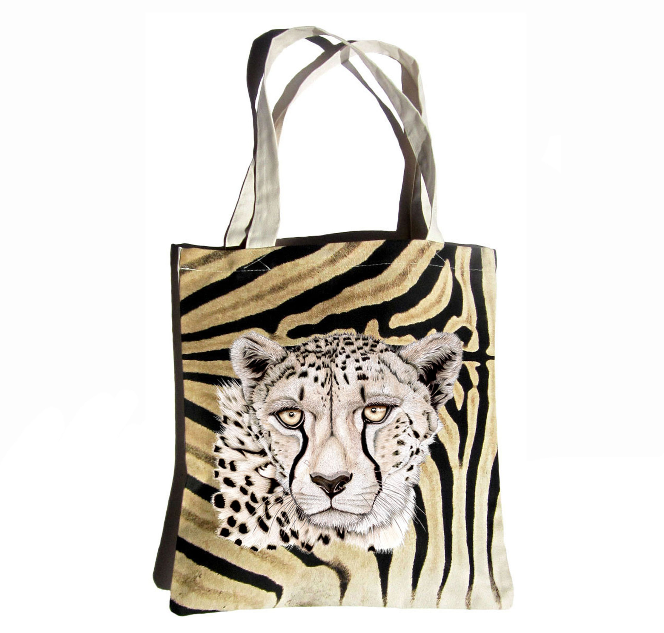 Designer Collection Natural Africa Range Canvas Bag DesignerC0102071 Cheetah