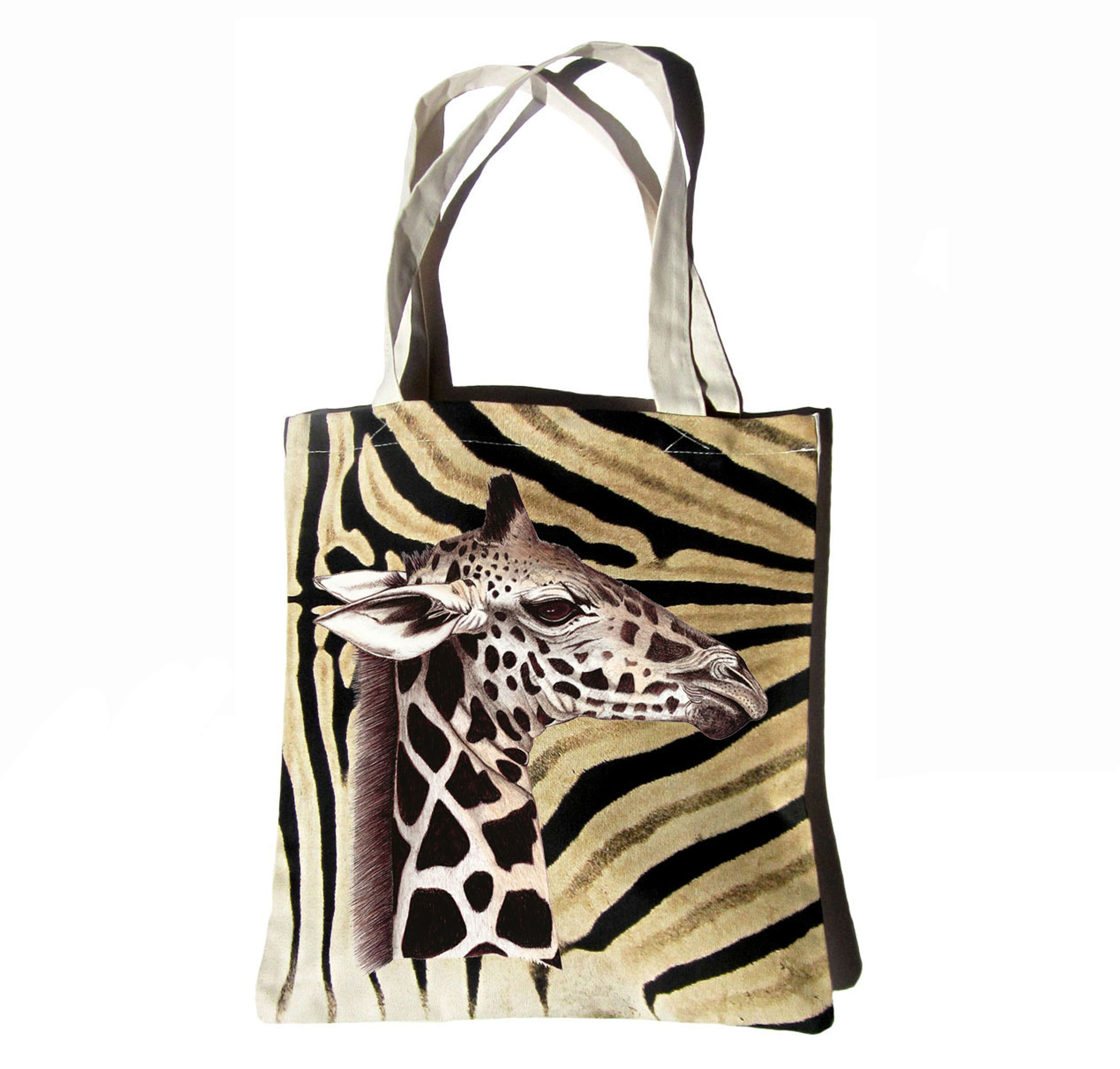 Designer Collection Natural Africa Range Canvas Bag DesignerC0201071 Giraffe