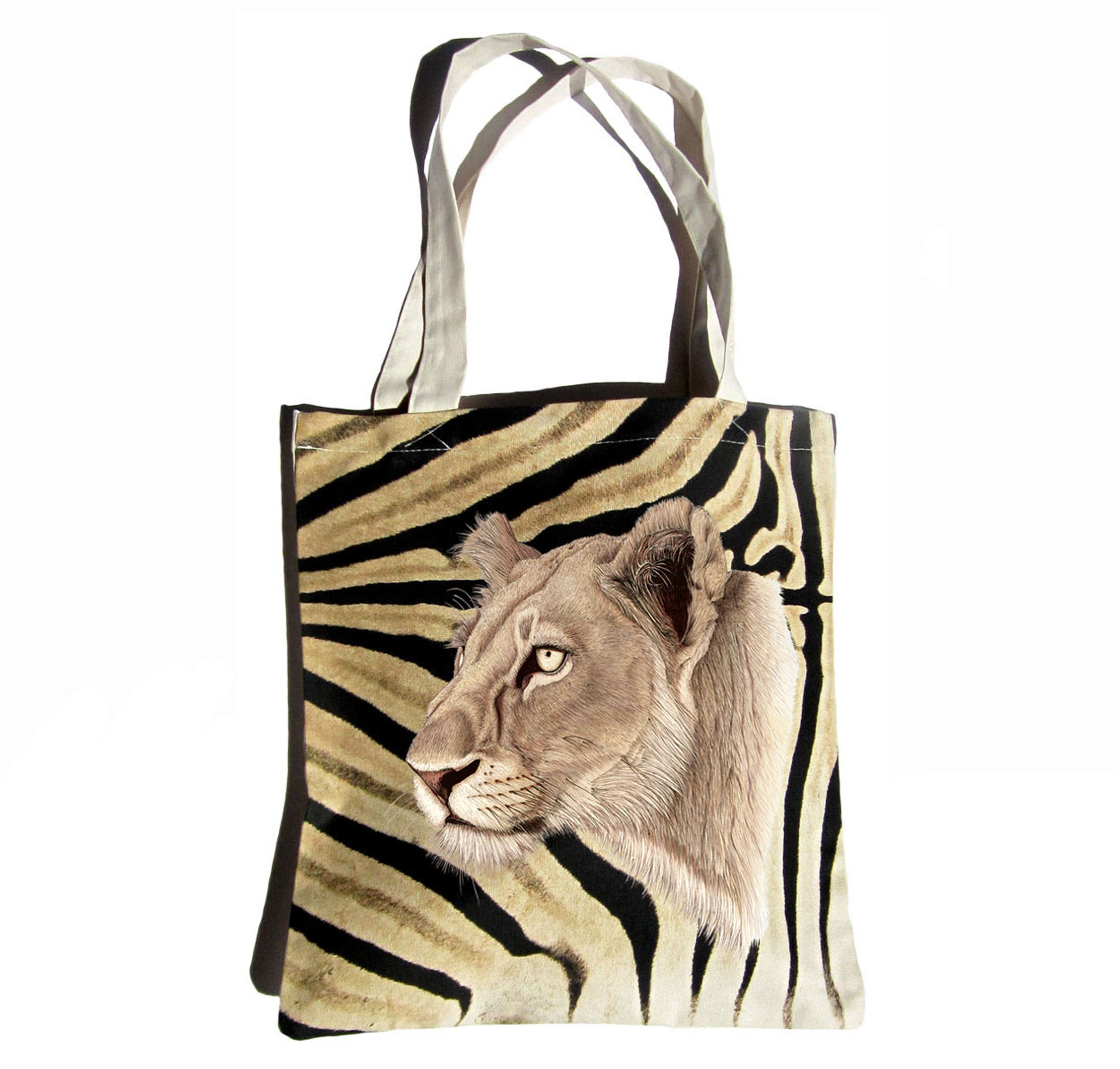Designer Collection Natural Africa Range Canvas Bag DesignerC0701071 Lioness