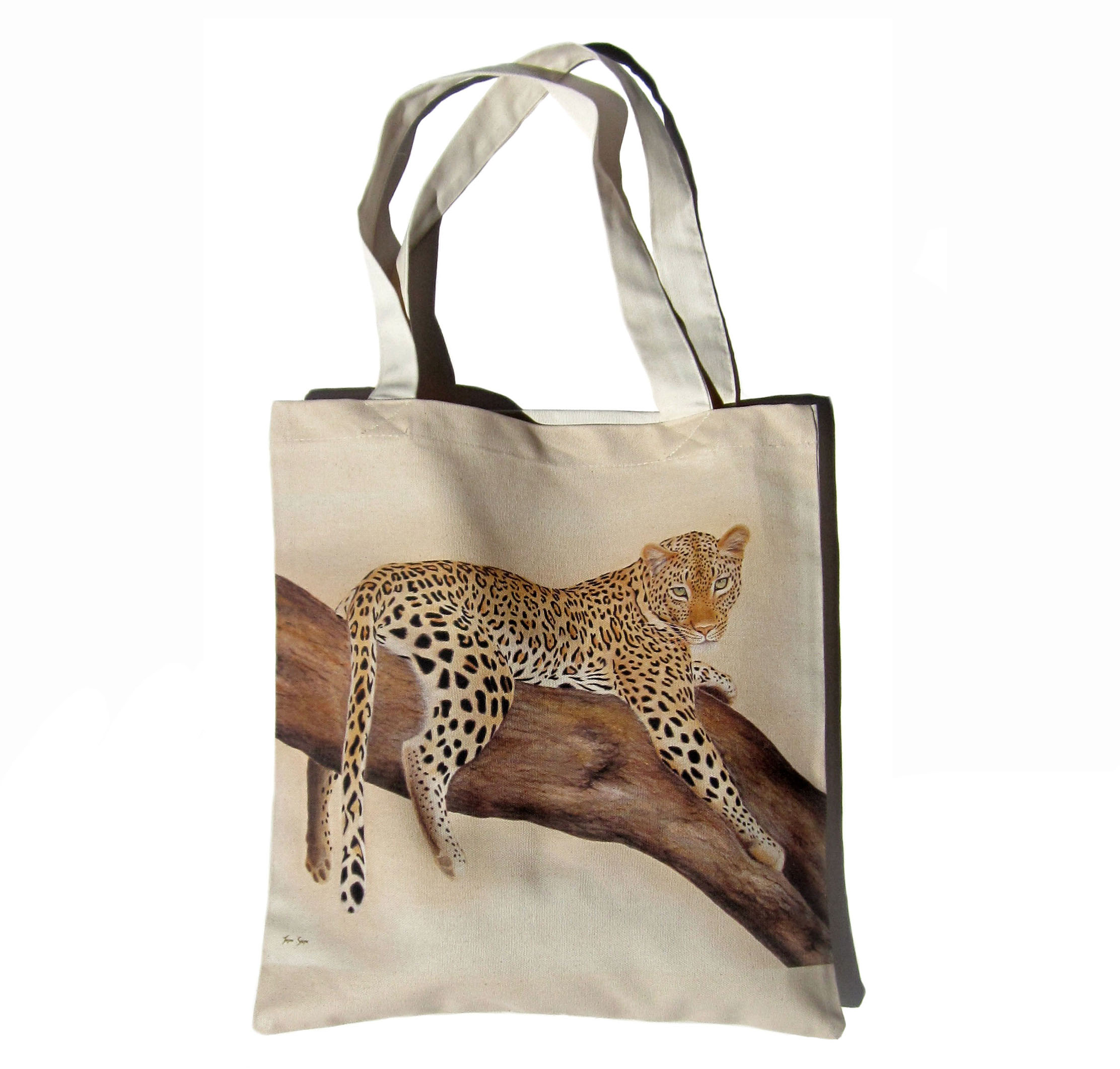Designer Collection Natural Africa Range Canvas Bag DesignerSC0504011 Leopard