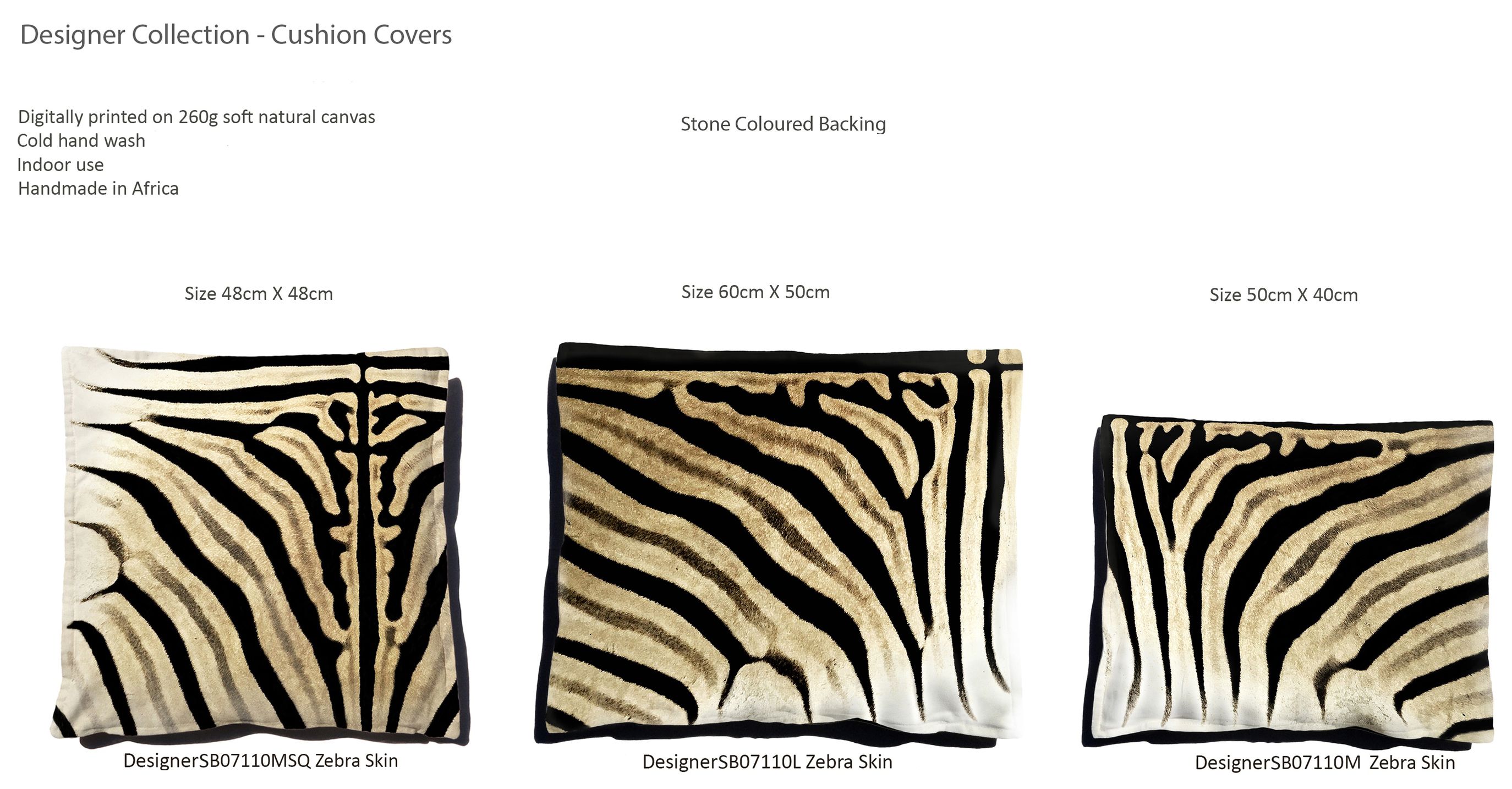 Designer Collection Natural Africa Range Cushion Covers