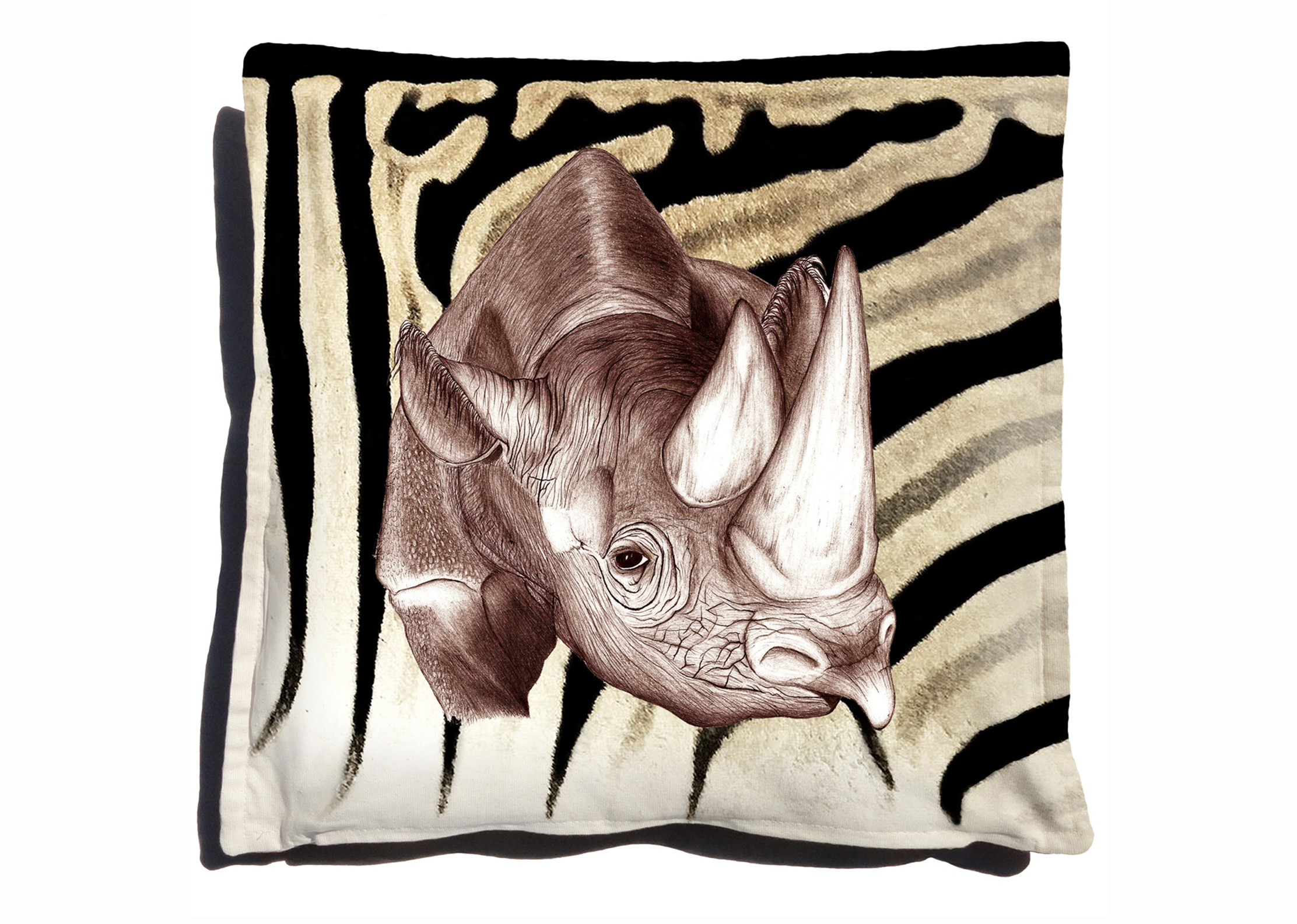 Designer Collection Natural Africa Range Cushion Cover DesignerB040207110 Rhino