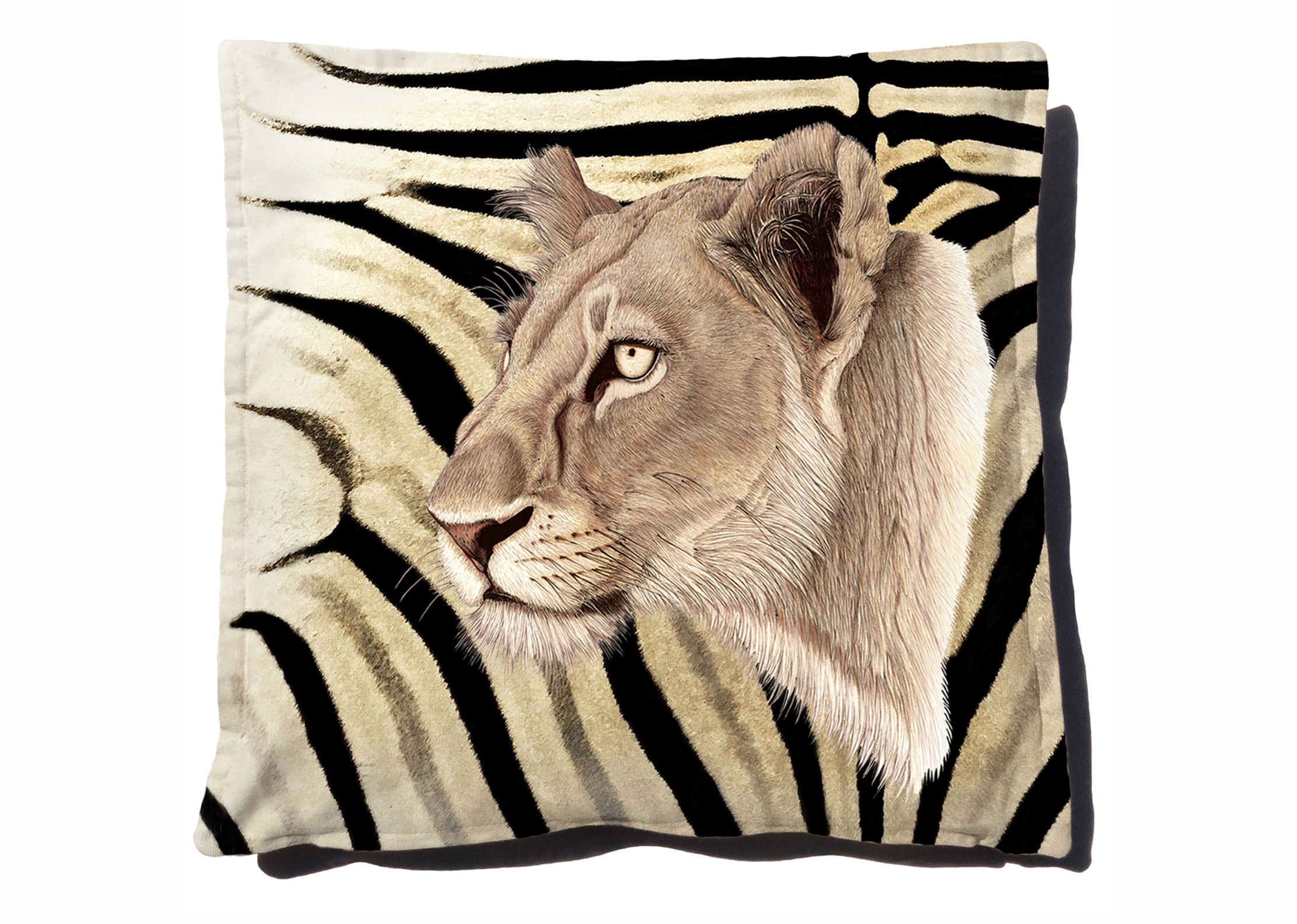 Designer Collection Natural Africa Range Cushion Cover DesignerB070107110 Lioness