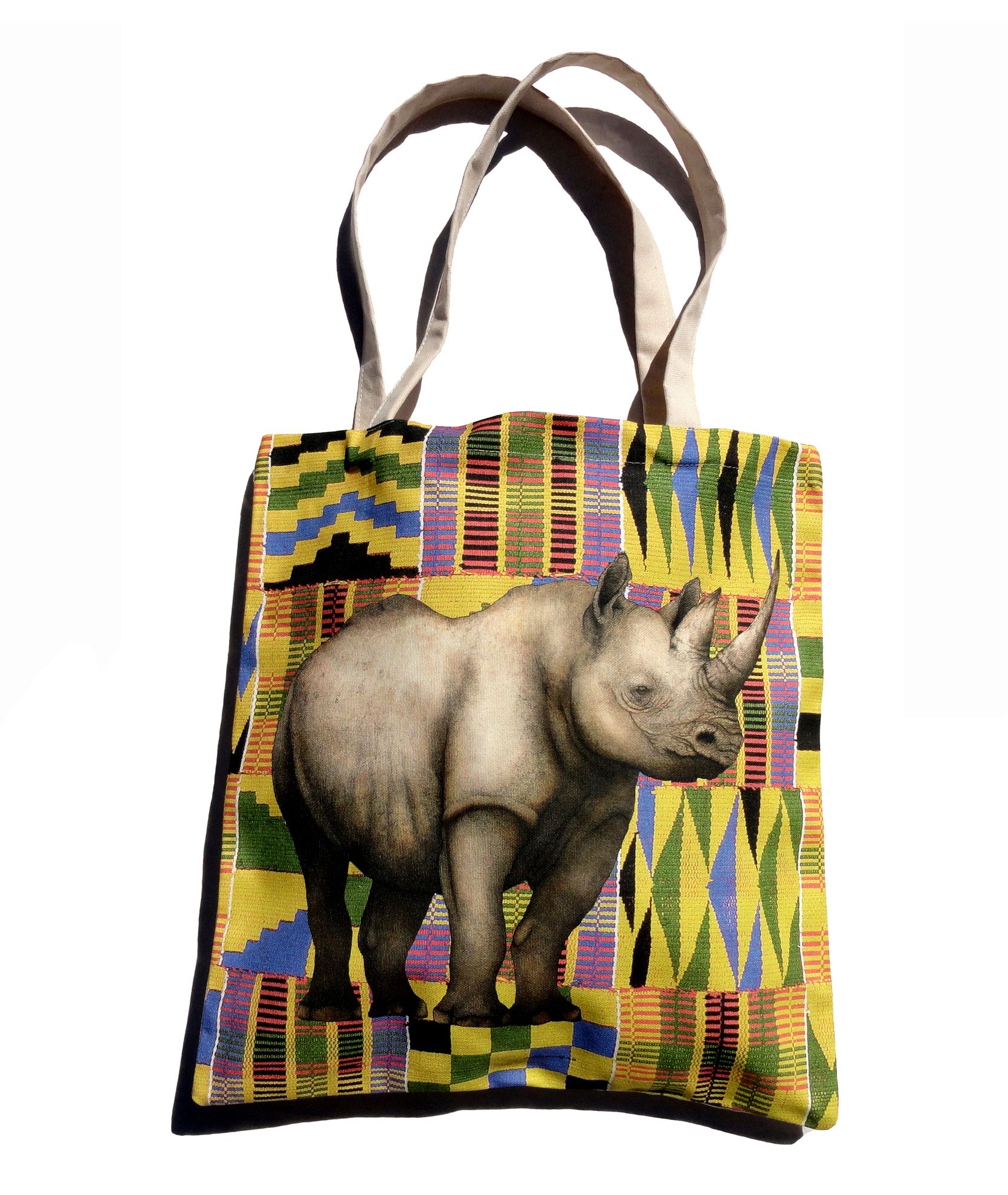Designer Collection Tribal Colours Canvas Bag - DesignerC0401011 Rhino