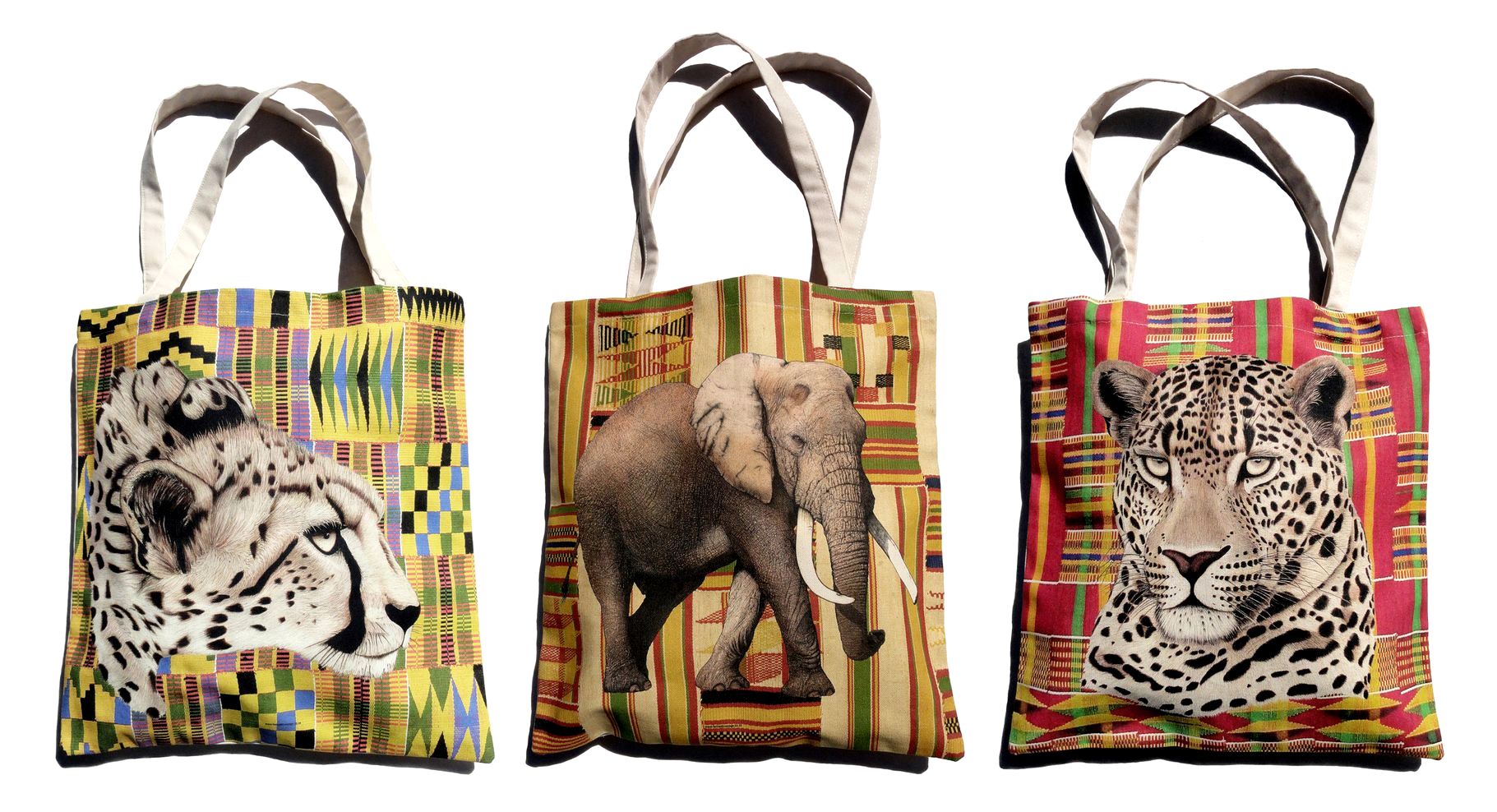 Designer Collection Tribal Colours Canvas Bags