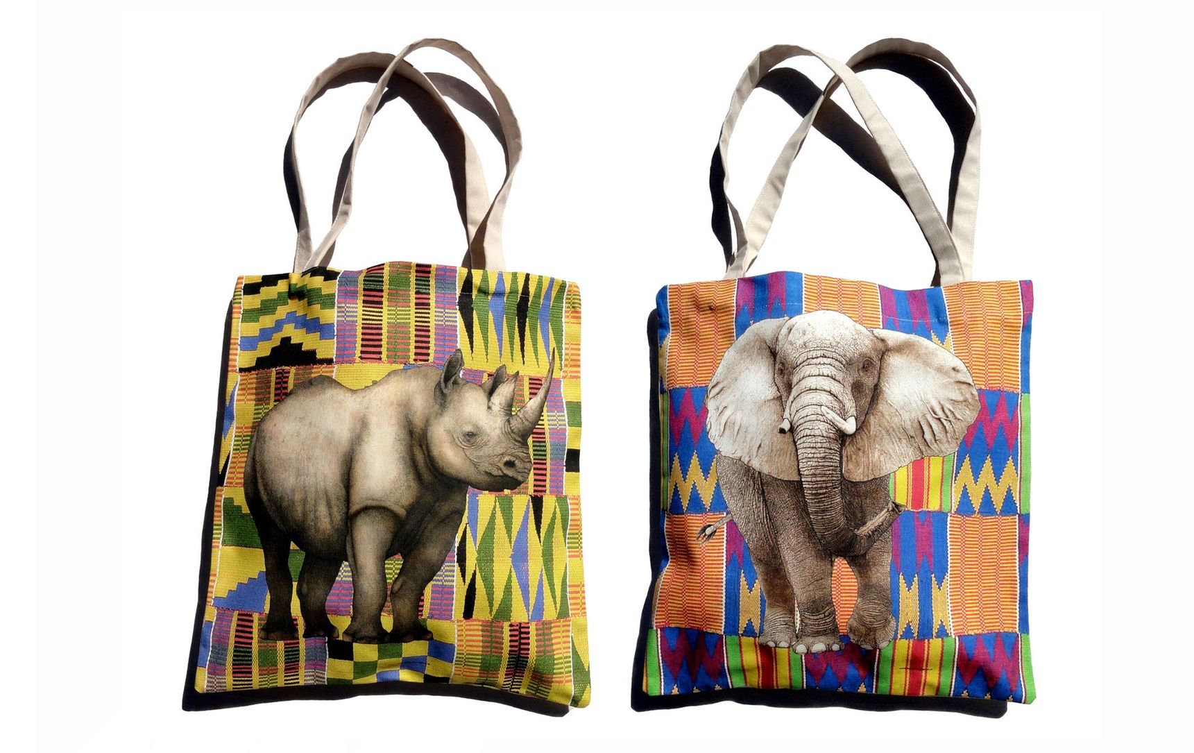 Designer Collection Tribal Colours Canvas Bags