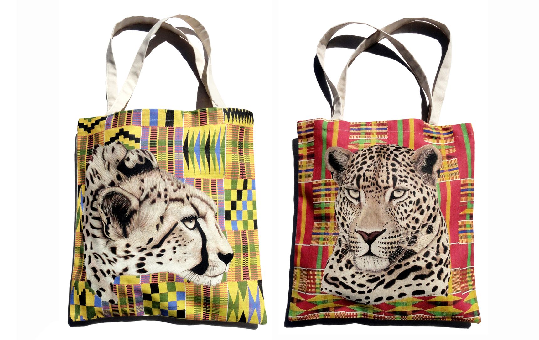 Designer Collection Tribal Colours Canvas Bags