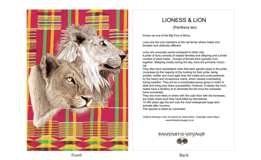 DesignerD090102 Lion Pair Gift Card