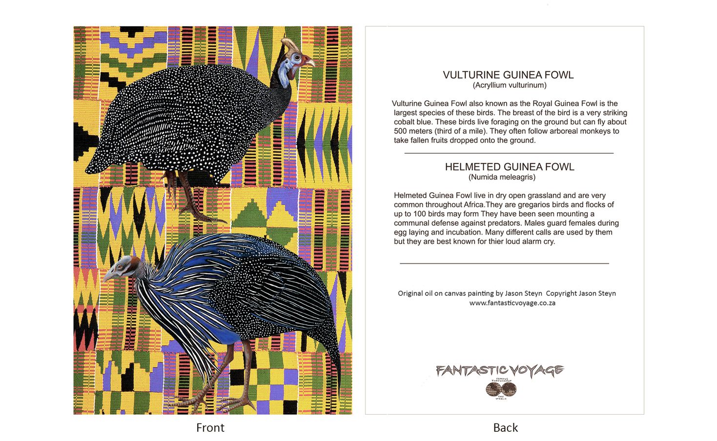 DesignerD500201 Guinea Fowl Gift Card