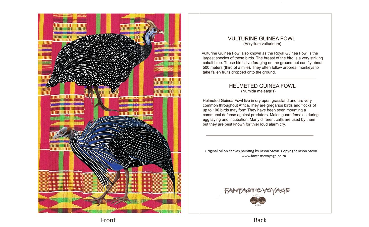 DesignerD500202 Guinea Fowl Gift Card
