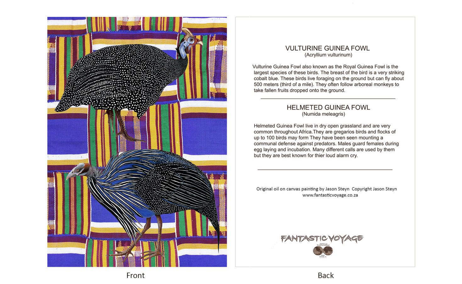 DesignerD500204 Guinea Fowl Gift Card