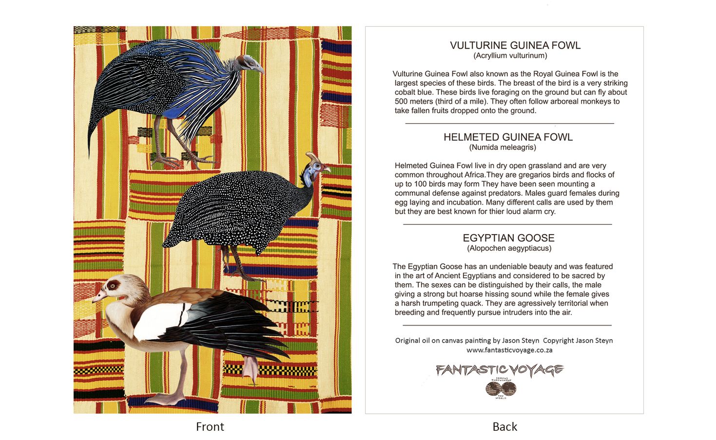 DesignerD500503 Guinea Fowl Gift Card