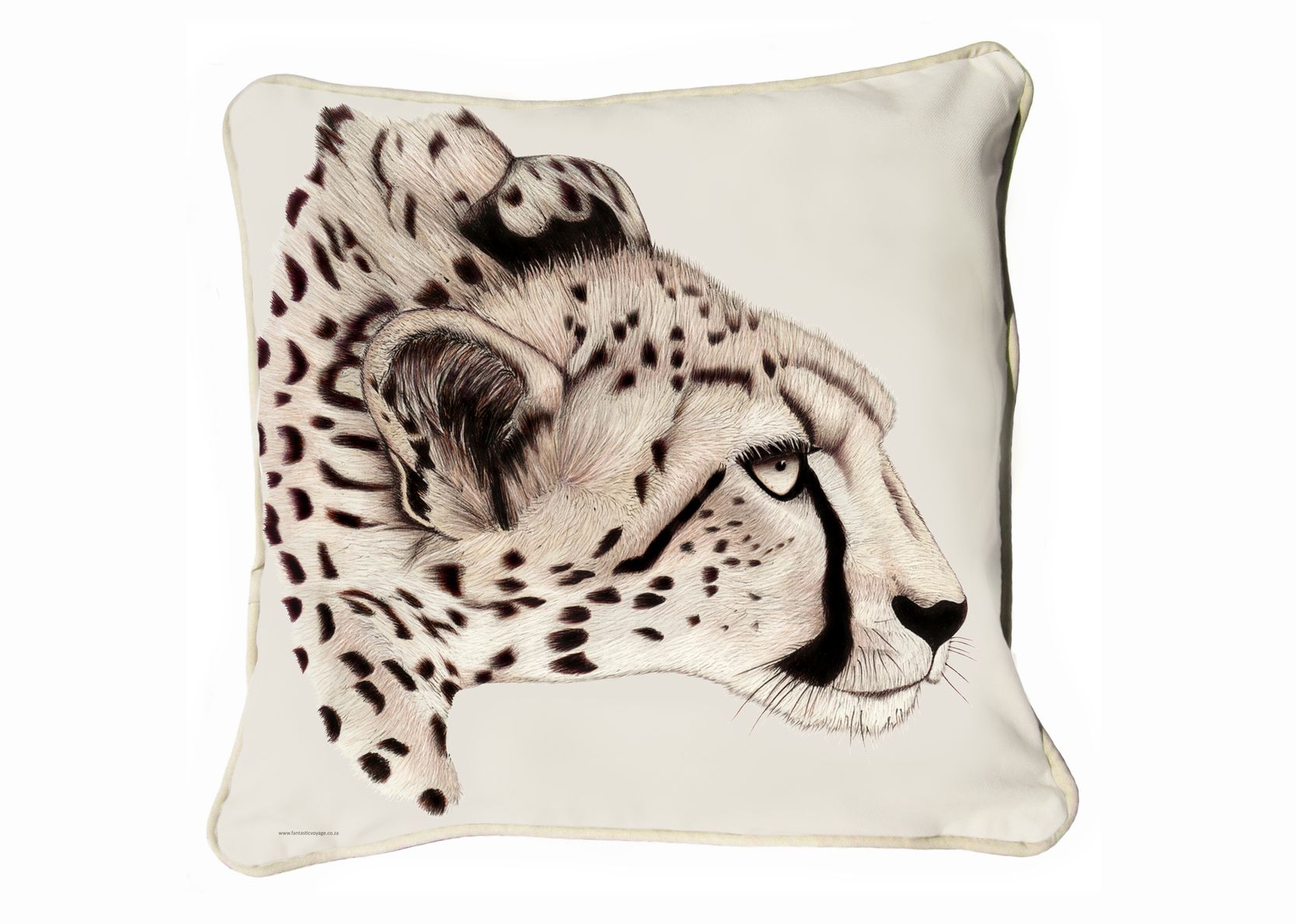 Classic Range Cushion Cover Stone Backing & Piping - ClassicB010100111 Cheetah