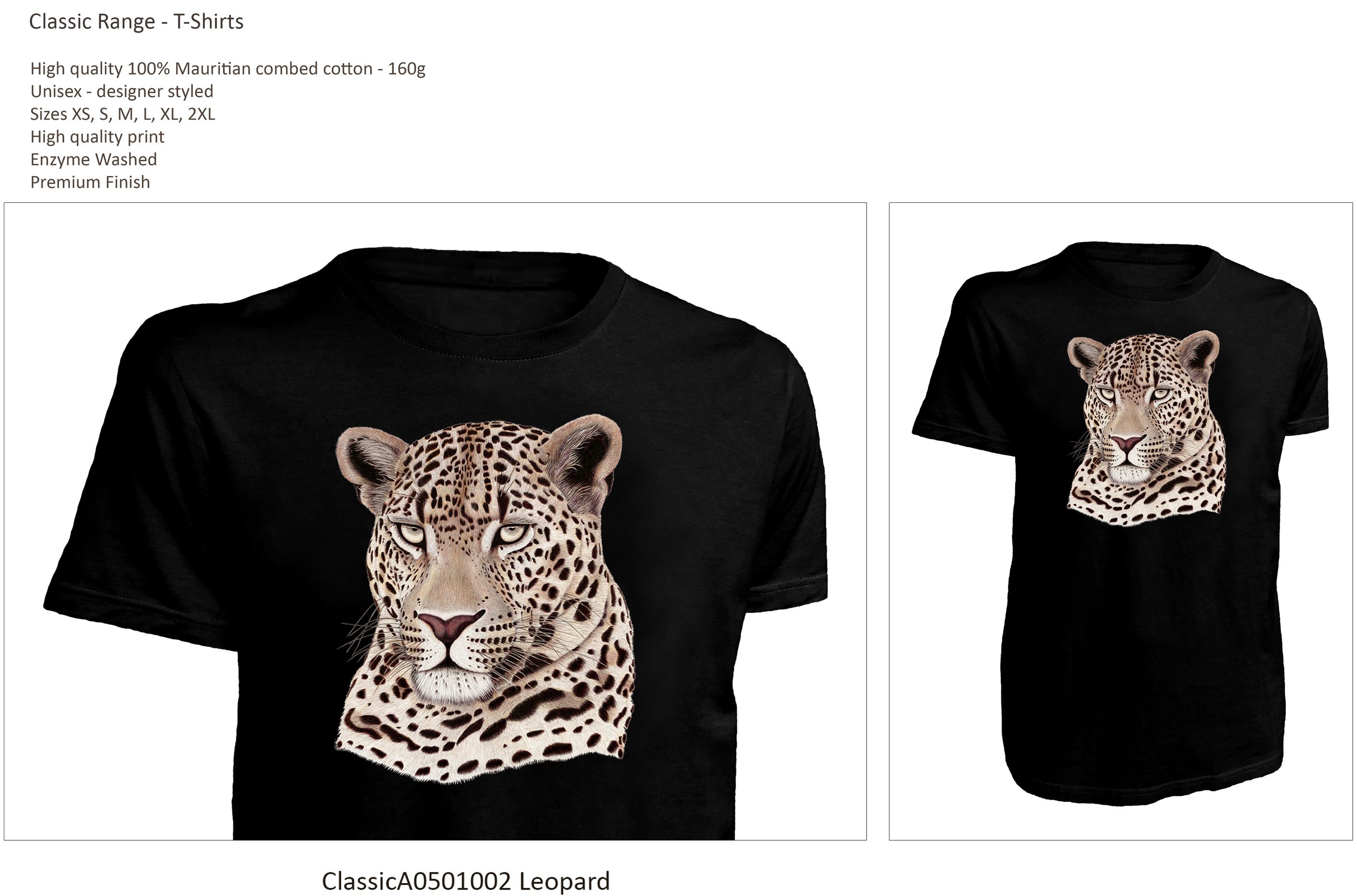 Classic Range T-Shirt - ClassicA0501002 Leopard