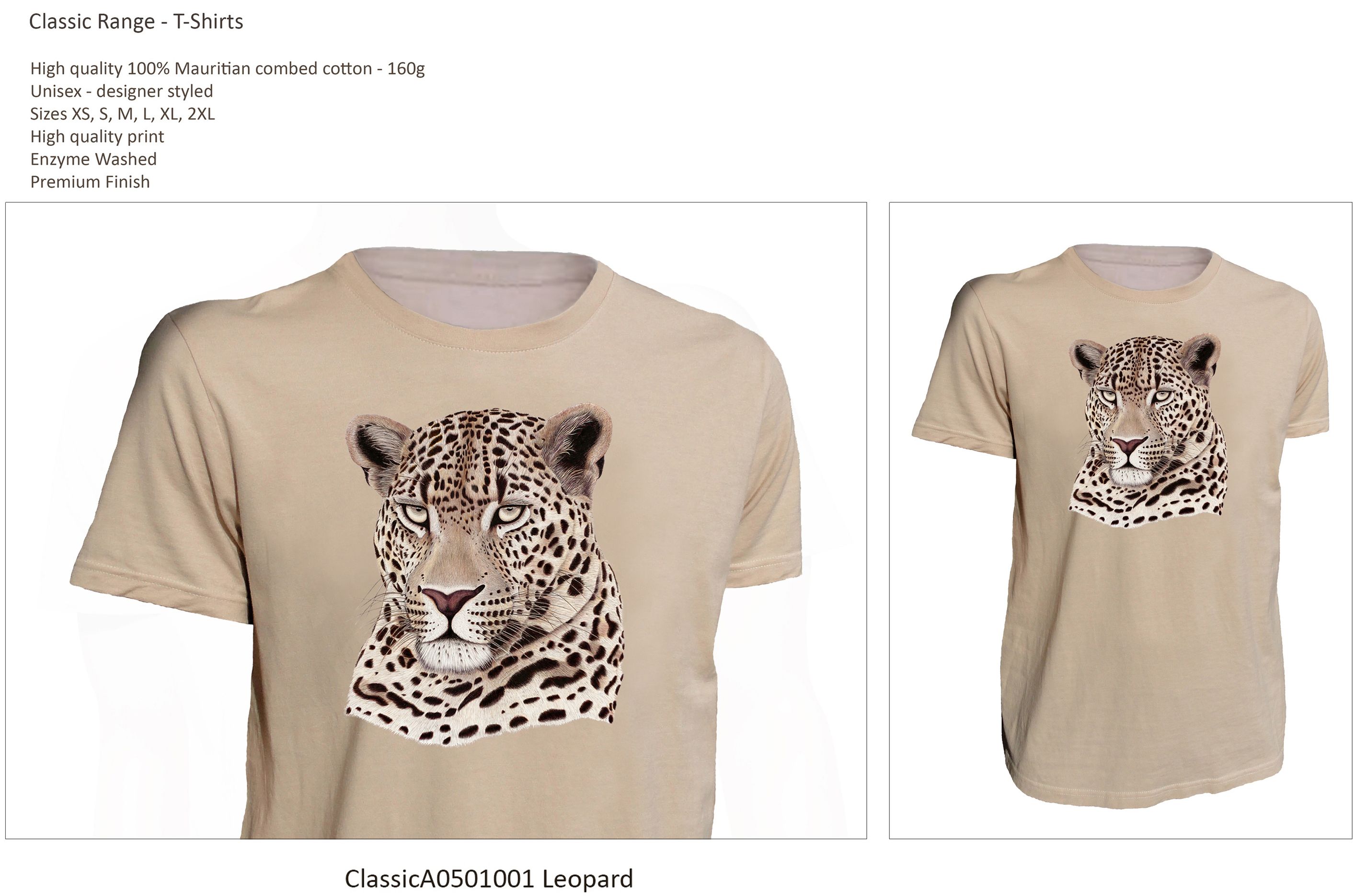 Classic Range T-Shirt ClassicA0501001 Leopard