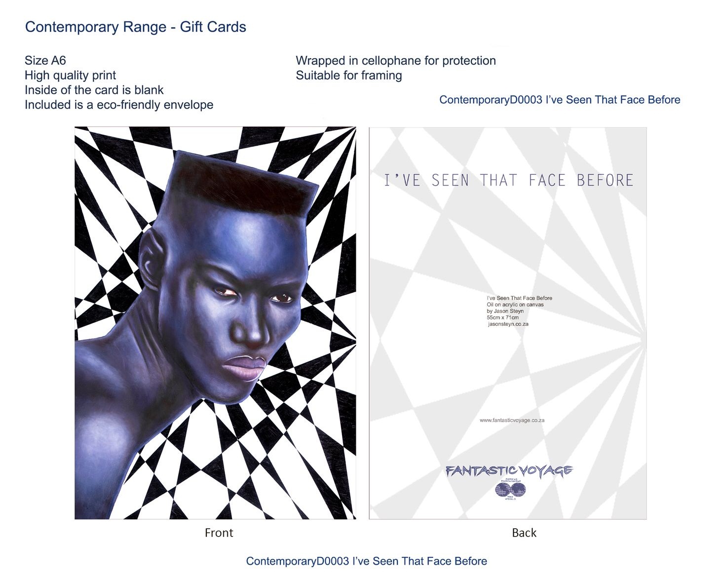 ContemporaryD0003 I've Seen That Face Before Gift Card